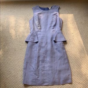 Linen Peplum Dress